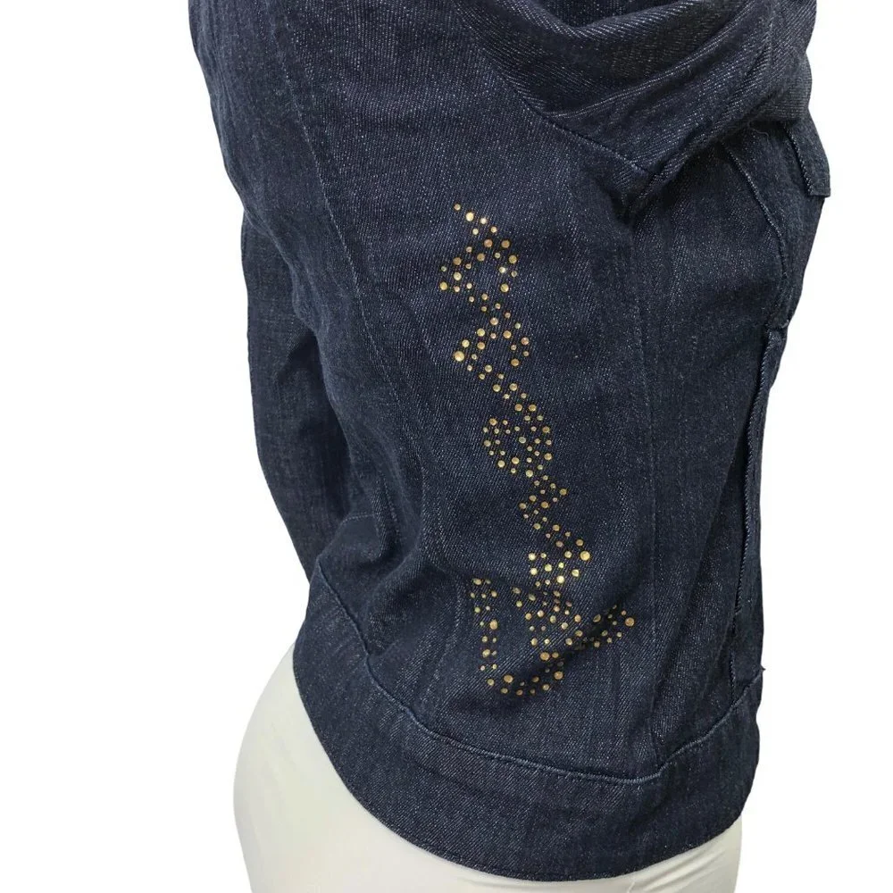 GUESS‎ DARK WASH JEAN JACKET SM NEW WITH TAG